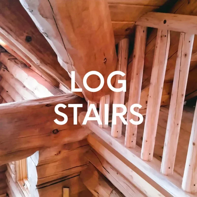 Log Stairs