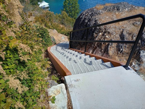 Shoreline, Deck & Water Access Stairs - Lake Chelan Stairs by Cabe Construction, LLC